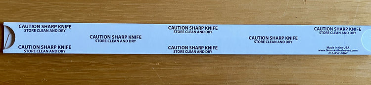 1" x 12" Knife Sleeve