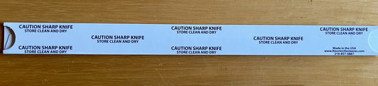 1" x 12" Knife Sleeve